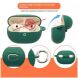 Защитный чехол Deexe Silicone Sleeve для Huawei FreeBuds Pro 5 - Blackish Green (410700DG). Фото 2 из 11