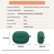 Защитный чехол Deexe Silicone Sleeve для Huawei FreeBuds Pro 5 - Blackish Green (410700DG). Фото 11 из 11