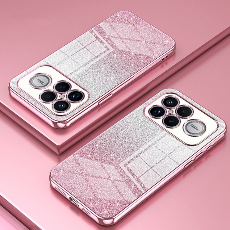 Защитный чехол Deexe Sparkles Cover для Xiaomi Poco F8 Ultra - Pink: фото 2 из 7