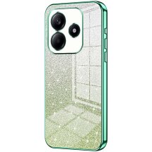 Защитный чехол Deexe Sparkles Cover для Xiaomi Redmi Note 14 4G - Green: фото 1 из 7