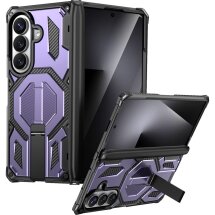 Защитный чехол Deexe Tank Stand для Samsung Galaxy Fold 8 Ultra / Fold 7 - Purple: фото 1 из 10