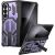 Защитный чехол Deexe Tank Stand для Samsung Galaxy Fold 8 Ultra / Fold 7 - Purple: фото 1 из 10