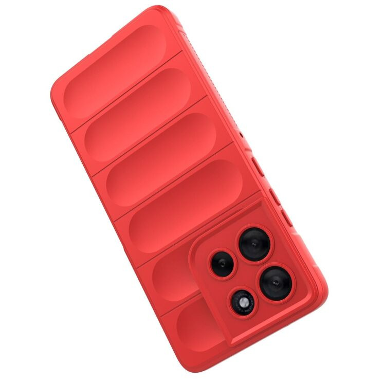 Защитный чехол Deexe Terra Case для Motorola Moto G86 - Red: фото 3 из 6