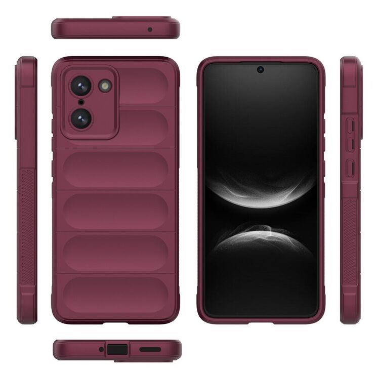 Захисний чохол Deexe Terra Case для OnePlus Nord CE 5 / Ace 5 Racing - Wine Red: фото 5 з 6