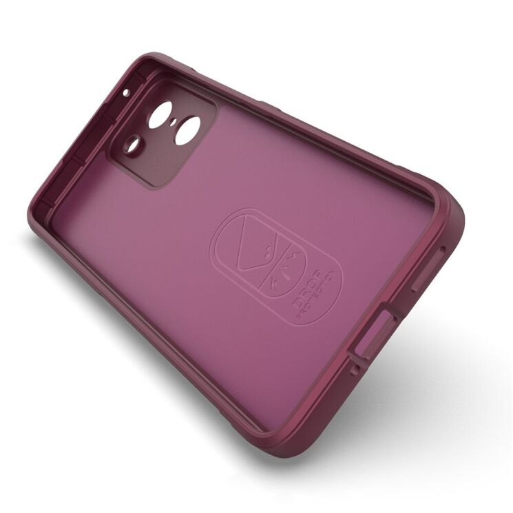 Захисний чохол Deexe Terra Case для OnePlus Nord CE 5 / Ace 5 Racing - Wine Red: фото 3 з 6