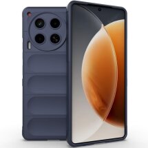 Защитный чехол Deexe Terra Case для TECNO Camon 30 (CL6) - Dark Blue: фото 1 из 6