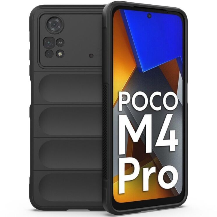 Защитный чехол Deexe Terra Case для Xiaomi Poco M4 Pro 4G - Black: фото 1 из 6