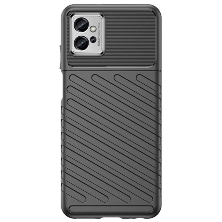 Защитный чехол Deexe Thunder Series для Motorola Moto G32 - Black: фото 1 из 6
