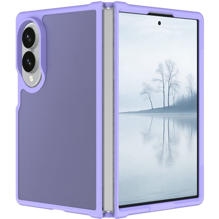 Захисний чохол Deexe Velvet Frame (FF) для Samsung Galaxy Fold 8 - Purple (424514V) Захисний чохол Deexe Velvet Frame (FF) для Samsung Galaxy Fold 8 - Purple: фото 1 з 8
