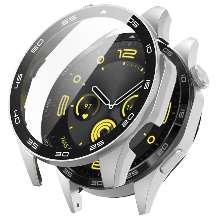 Захисний чохол Deexe Watch Case для Huawei Watch GT 4 (46mm) - Silver: фото 1 з 8