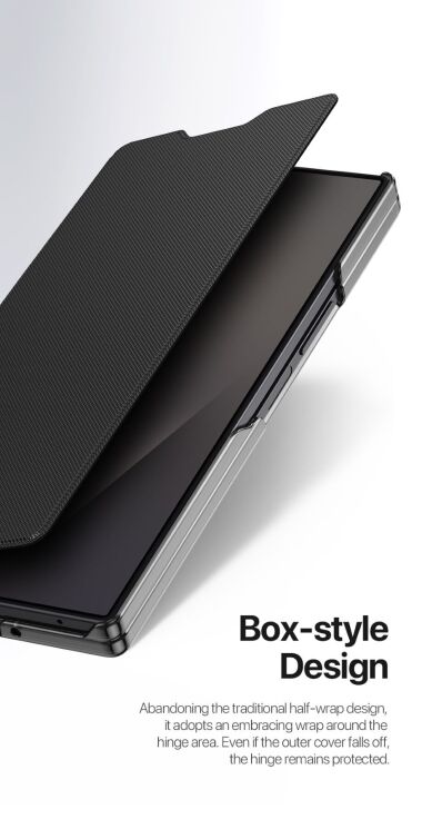 Захисний чохол Dux Ducis Fort Series для Samsung Galaxy Fold 8 Ultra - Grey (424031H) Захисний чохол Dux Ducis Fort Series для Samsung Galaxy Fold 8 Ultra - Grey: фото 7 з 14