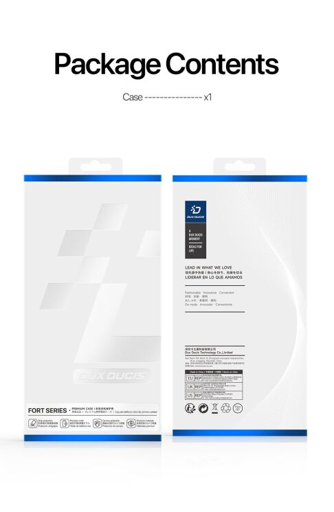 Захисний чохол Dux Ducis Fort Series для Samsung Galaxy Fold 8 Ultra - Grey (424031H) Захисний чохол Dux Ducis Fort Series для Samsung Galaxy Fold 8 Ultra - Grey: фото 14 з 14