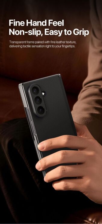 Захисний чохол Dux Ducis Fort Series для Samsung Galaxy Fold 8 Ultra - Grey (424031H) Захисний чохол Dux Ducis Fort Series для Samsung Galaxy Fold 8 Ultra - Grey: фото 9 з 14