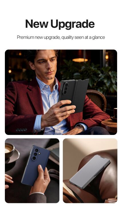 Захисний чохол Dux Ducis Fort Series для Samsung Galaxy Fold 8 Ultra - Grey (424031H) Захисний чохол Dux Ducis Fort Series для Samsung Galaxy Fold 8 Ultra - Grey: фото 5 з 14