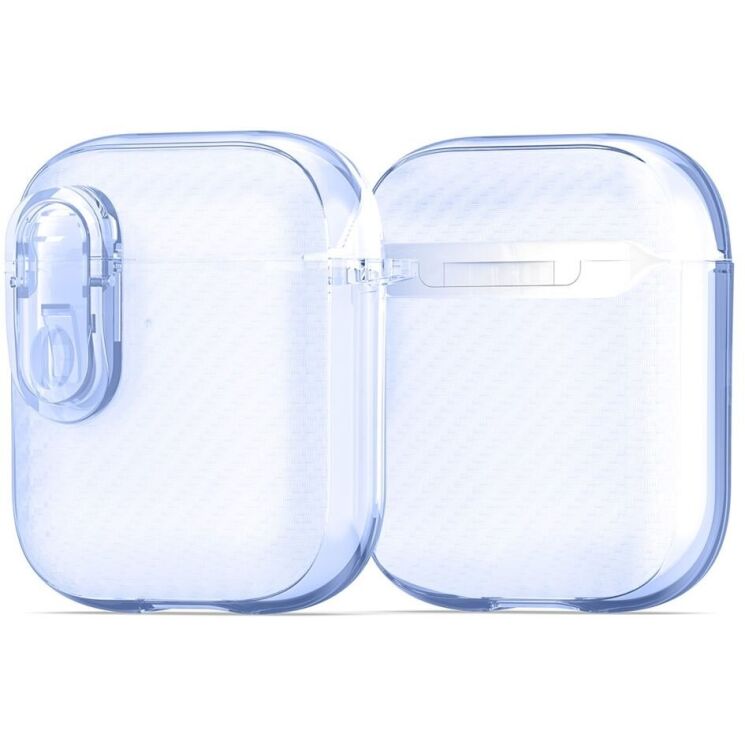 Защитный чехол DUX DUCIS PECK Series для Apple AirPods 1 / 2 - Blue: фото 2 из 19