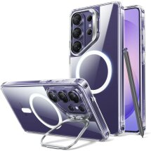 Защитный чехол ESR Classic Hybrid Magnetic Case (Stash Stand) для Samsung Galaxy S26 Ultra (S948) - Clear: фото 1 из 8