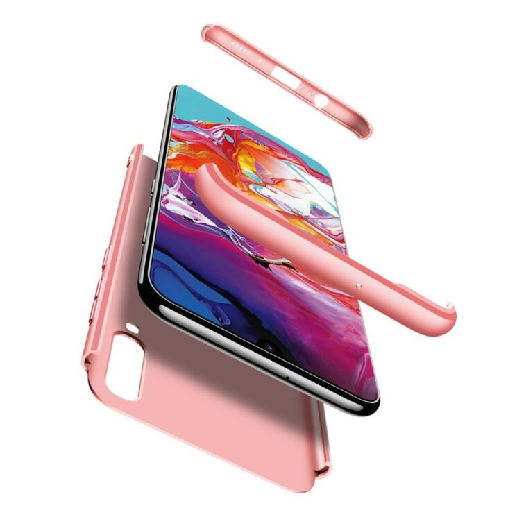 Захисний чохол GKK Double Dip Case для Samsung Galaxy A70 (A705) - Rose Gold: фото 3 з 8