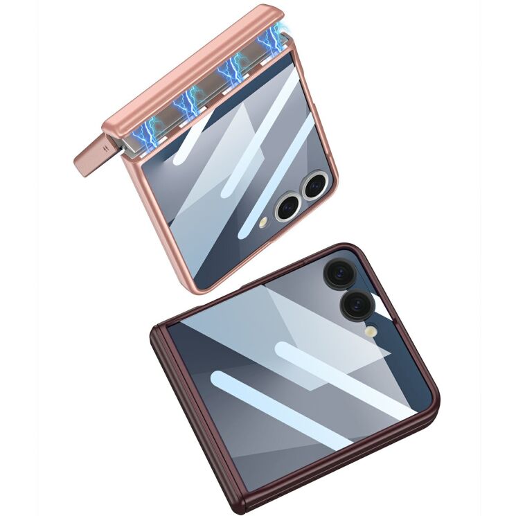 Защитный чехол GKK Magnetic Fold для Samsung Galaxy Flip 7 - Purple: фото 8 из 8