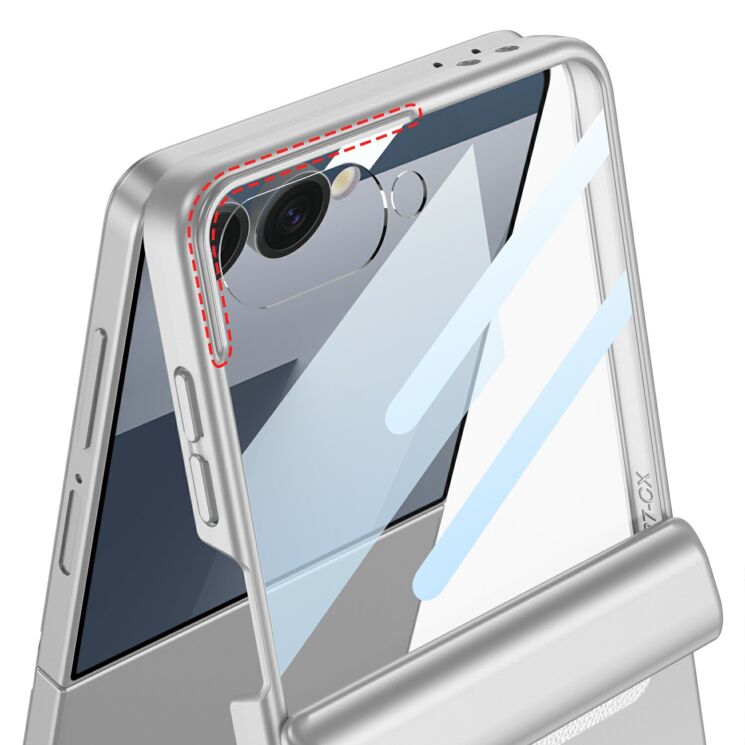 Защитный чехол GKK Magnetic Fold для Samsung Galaxy Flip 7 - Purple: фото 5 из 8
