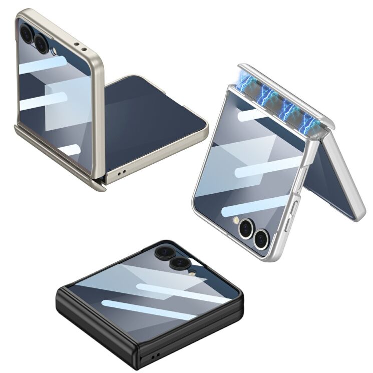 Защитный чехол GKK Magnetic Fold для Samsung Galaxy Flip 7 - Purple: фото 7 из 8