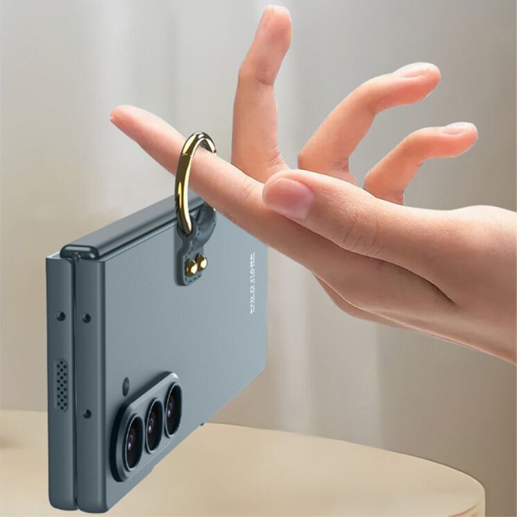 Защитный чехол GKK Ring Holder для Samsung Galaxy Fold 6 - Black: фото 7 из 11