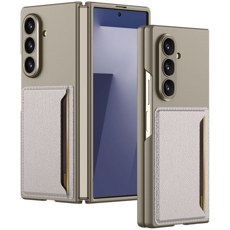 Захисний чохол GKK Slim Holder для Samsung Galaxy Fold 7 - Titanium Grey: фото 1 з 9