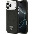 Защитный чехол Guess Triangle Logo MagSafe для iPhone 17 Pro (GUHMP17LPSDTSCMK) - Black (403273B)