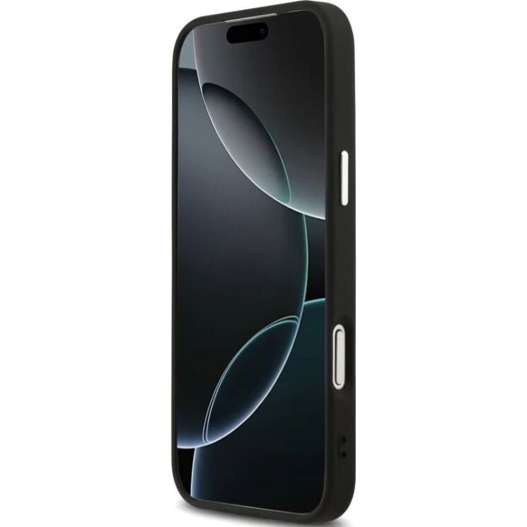 Защитный чехол Guess Triangle Logo MagSafe для iPhone 17 Pro (GUHMP17LPSDTSCMK) - Black: фото 5 из 8