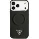 Защитный чехол Guess Triangle Logo MagSafe для iPhone 17 Pro (GUHMP17LPSDTSCMK) - Black (403273B). Фото 2 из 8
