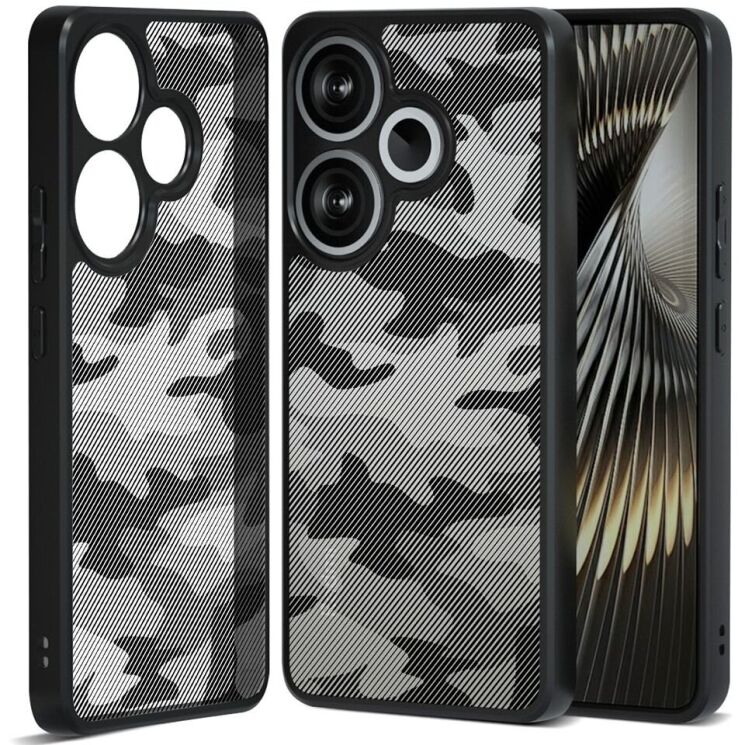 Защитный чехол IBMRS Military для Xiaomi Poco F6 - Artistic Camouflage: фото 1 из 9