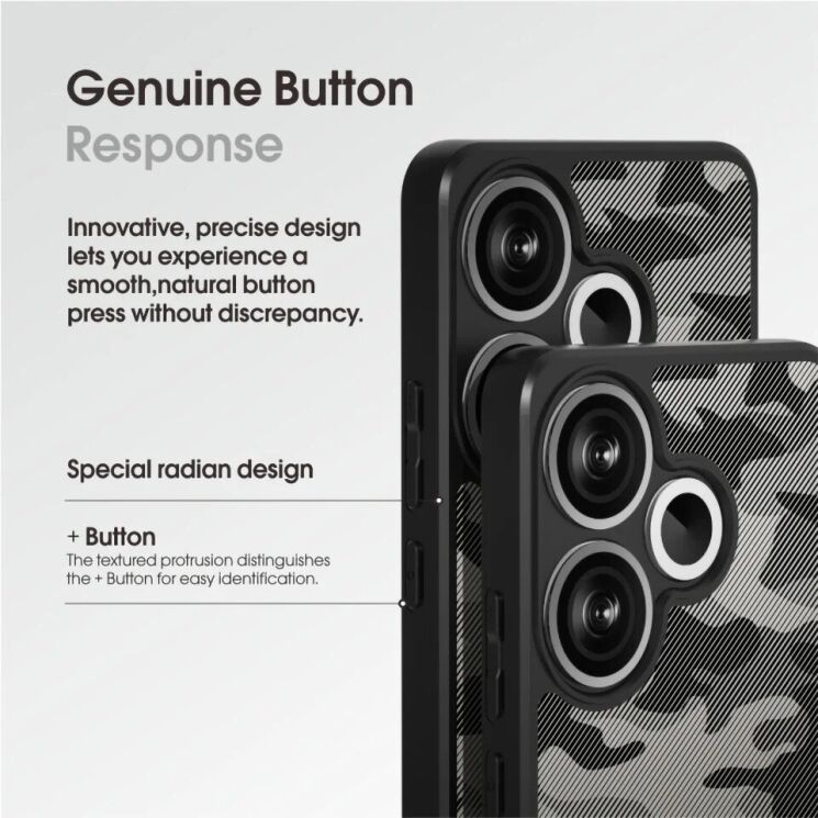 Защитный чехол IBMRS Military для Xiaomi Poco F6 - Grid Camouflage: фото 9 из 9
