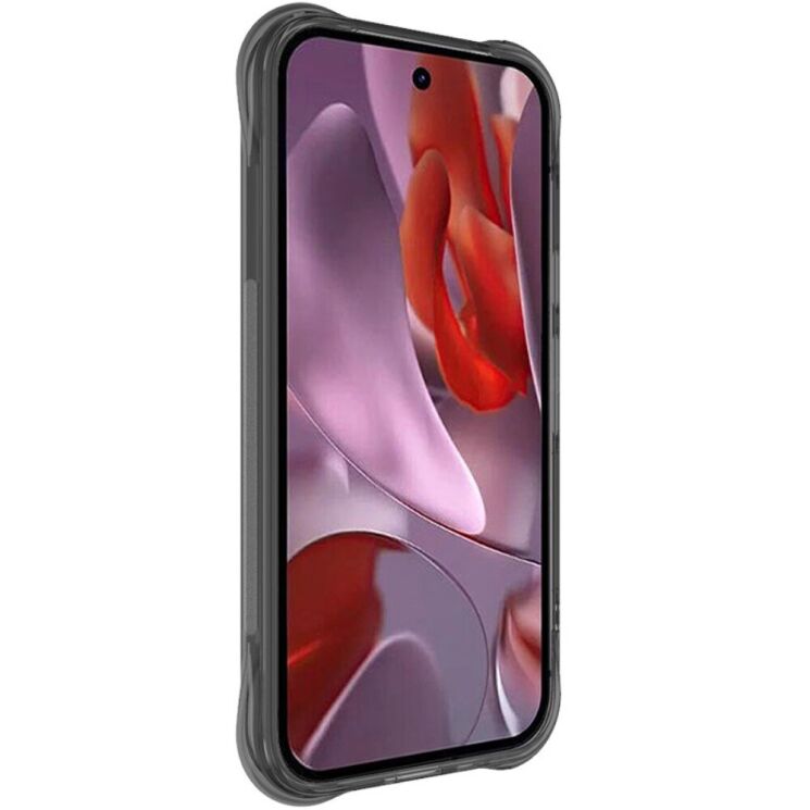 Защитный чехол IMAK Airbag MAX Case для Google Pixel 9a - Transparent Black: фото 3 из 9