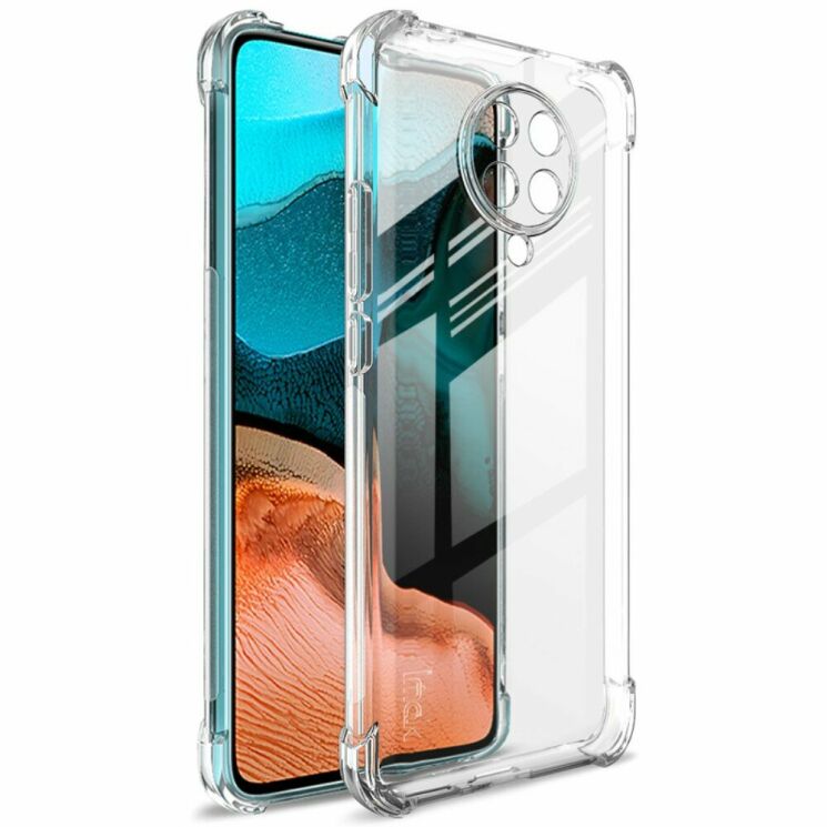 Защитный чехол IMAK Airbag MAX Case для Xiaomi Poco F2 Pro / Redmi K30 Pro - Transparent: фото 1 из 14