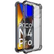 Защитный чехол IMAK Airbag MAX Case для Xiaomi Poco M4 Pro 4G - Transparent Black (299014H)
