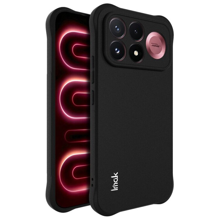 Захисний чохол IMAK Airbag Sand Case для Xiaomi Poco F9 Pro - Matte Black: фото 1 з 8