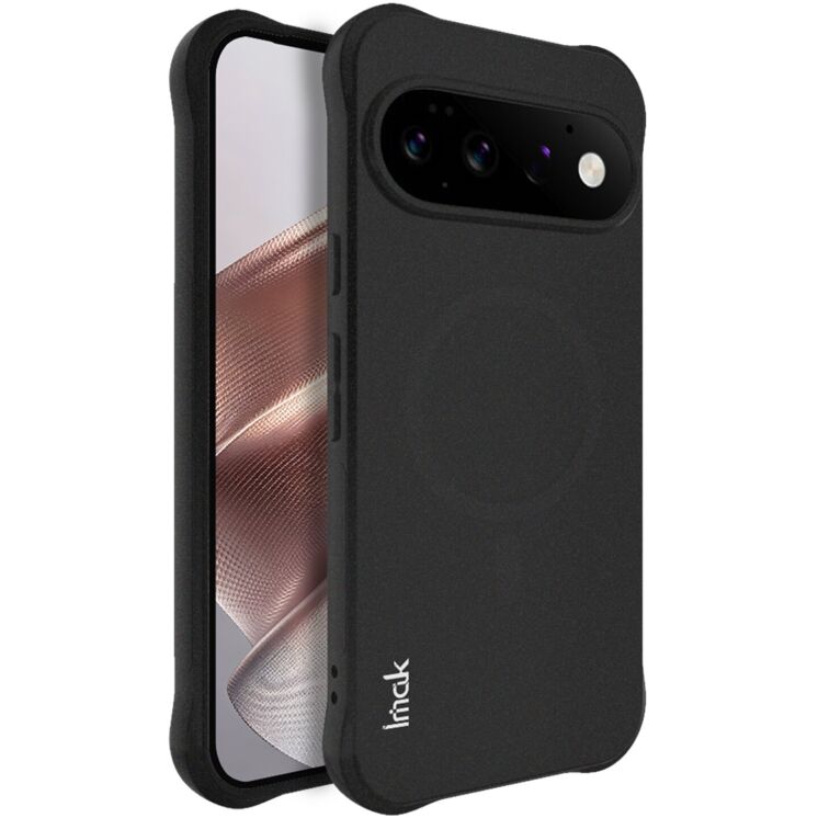 Захисний чохол IMAK Airbag Sand Case with MagSafe для Google Pixel 11 Pro - Matte Black: фото 1 з 11