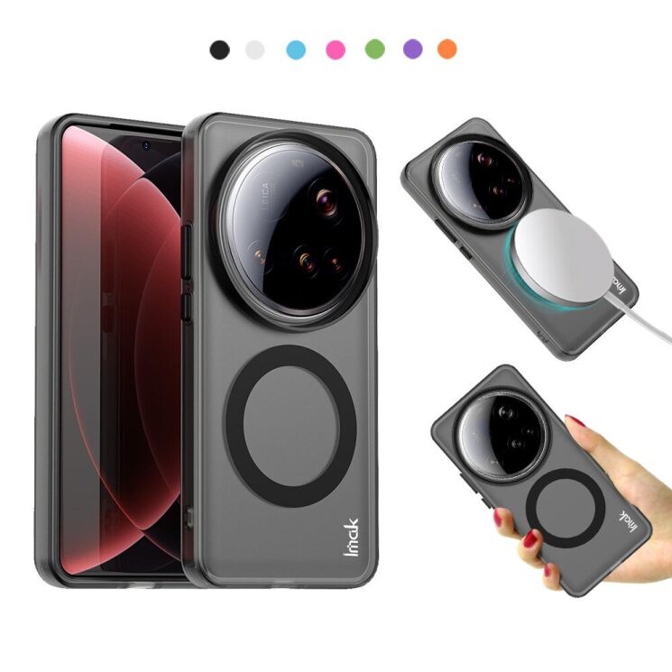 Защитный чехол IMAK Candy Series Magnetic для Xiaomi 15 Ultra - Green: фото 3 из 7