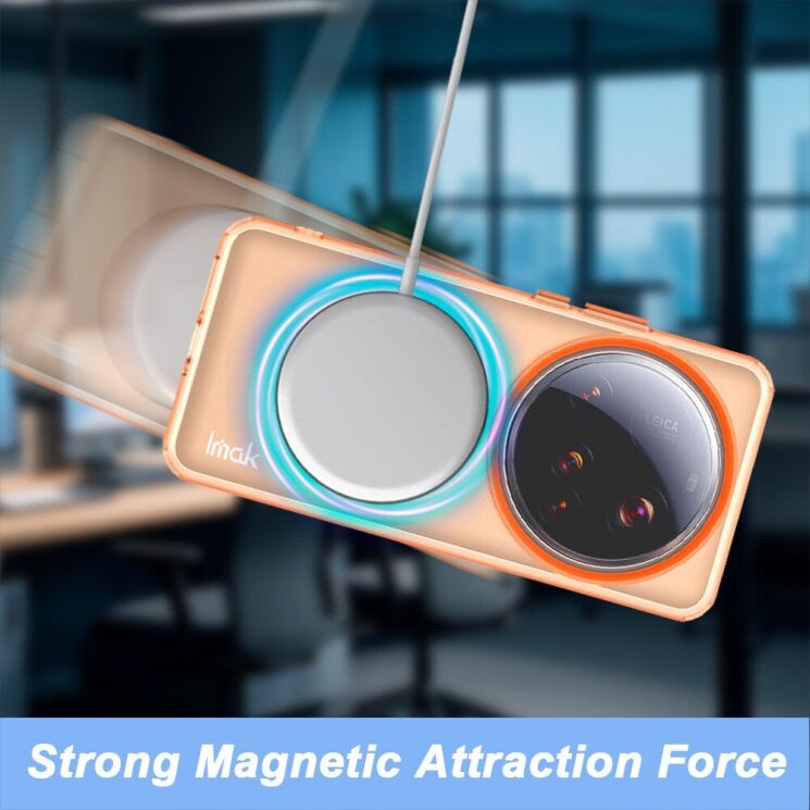 Защитный чехол IMAK Candy Series Magnetic для Xiaomi 15 Ultra - Green: фото 5 из 7