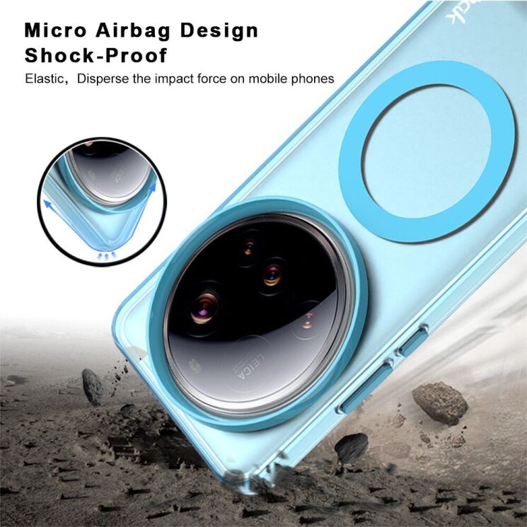 Защитный чехол IMAK Candy Series Magnetic для Xiaomi 15 Ultra - Green: фото 6 из 7