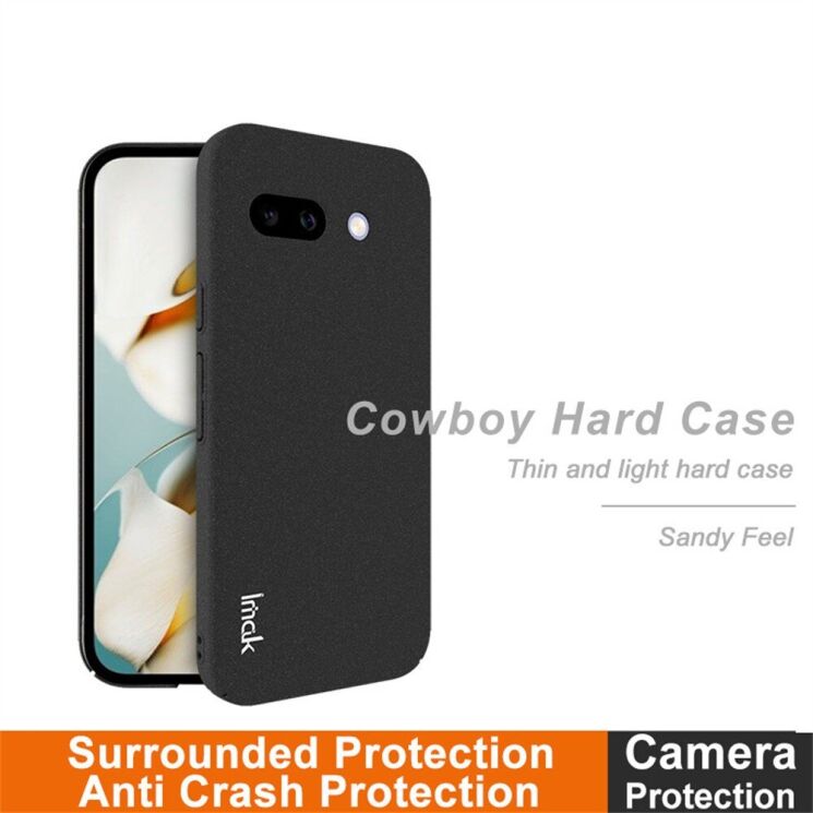 Защитный чехол IMAK Cowboy Hard Shell для Google Pixel 9a - Black: фото 5 из 7