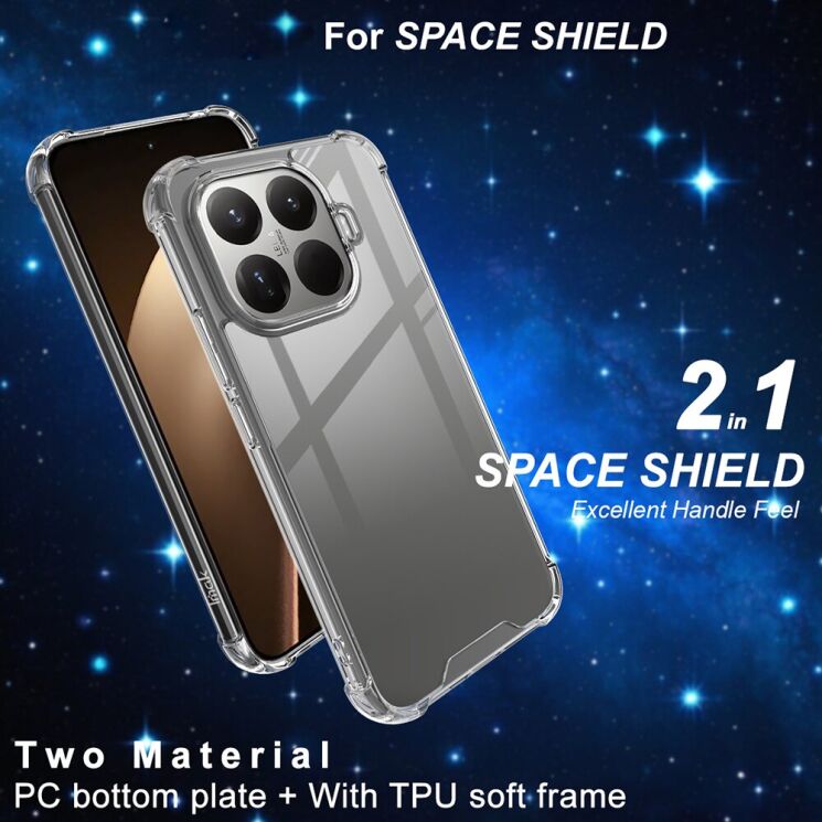 Защитный чехол IMAK Space Shield для Xiaomi 15T Pro - Transparent: фото 3 из 7