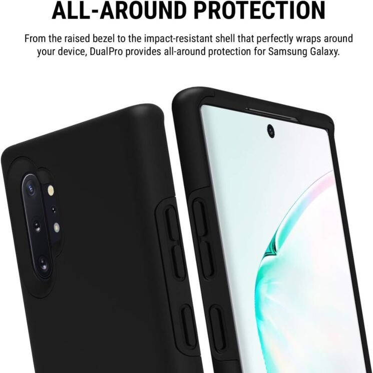 Защитный чехол Incipio Dualpro для Samsung Galaxy Note 10+ (N975) SA-1018-BLK-V - Black: фото 6 из 8