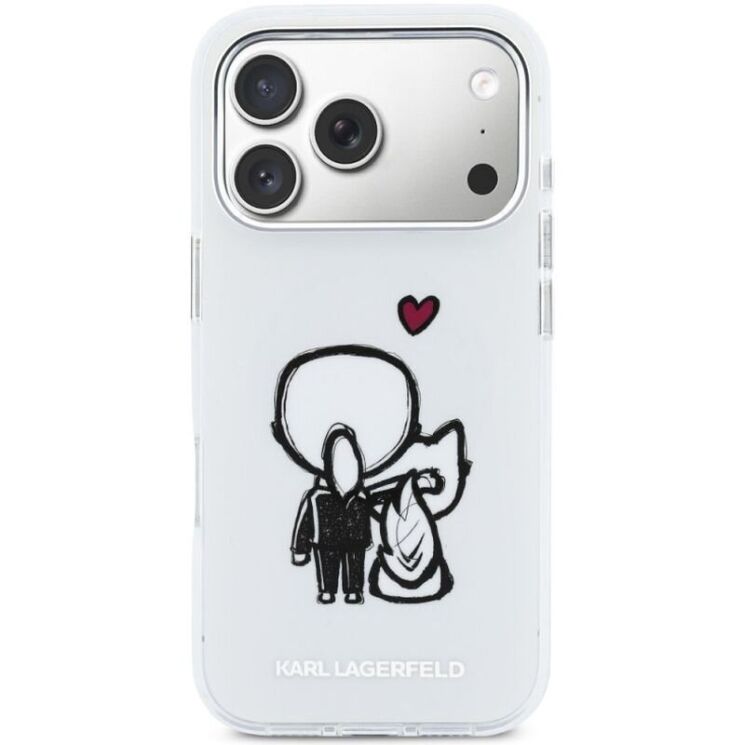 Защитный чехол Karl Lagerfeld IML Karl&Choupette MagSafe для iPhone 17 Pro (KLHMP17L6HKCBHH) - Clear (422730C) Защитный чехол Karl Lagerfeld IML Karl&Choupette MagSafe для iPhone 17 Pro (KLHMP17L6HKCBHH) - Clear: фото 3 из 8
