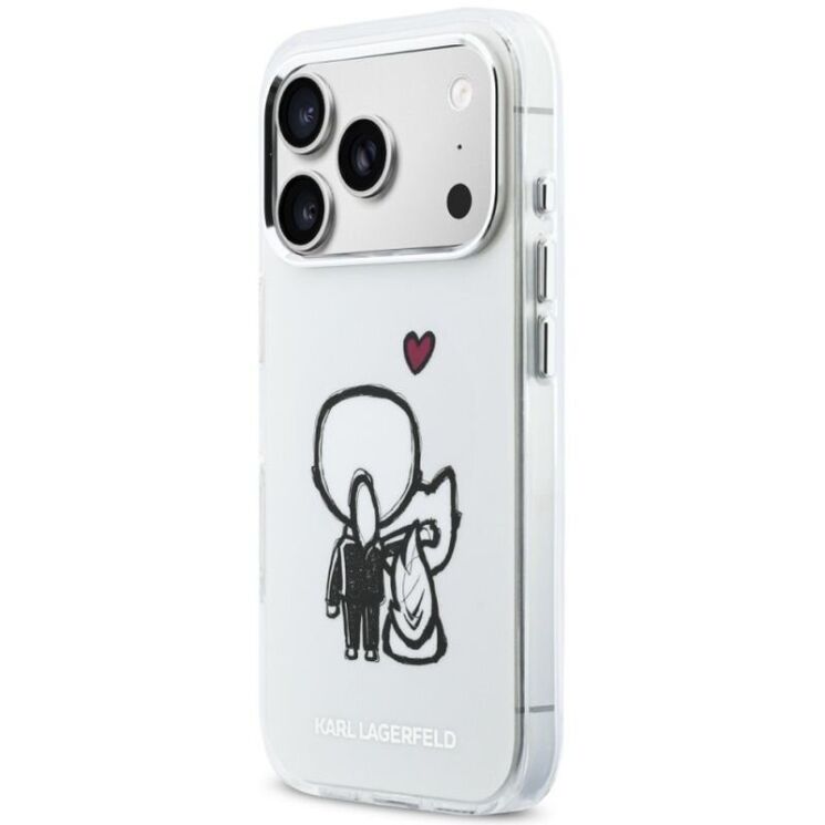 Защитный чехол Karl Lagerfeld IML Karl&Choupette MagSafe для iPhone 17 Pro (KLHMP17L6HKCBHH) - Clear (422730C) Защитный чехол Karl Lagerfeld IML Karl&Choupette MagSafe для iPhone 17 Pro (KLHMP17L6HKCBHH) - Clear: фото 2 из 8
