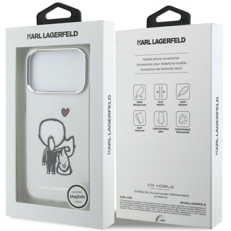 Защитный чехол Karl Lagerfeld IML Karl&Choupette MagSafe для iPhone 17 Pro (KLHMP17L6HKCBHH) - Clear (422730C) Защитный чехол Karl Lagerfeld IML Karl&Choupette MagSafe для iPhone 17 Pro (KLHMP17L6HKCBHH) - Clear: фото 8 из 8