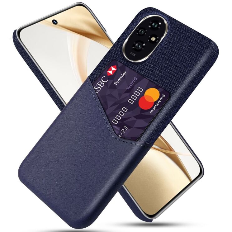 Захисний чохол KSQ Business Pocket для Honor 200 - Blue: фото 1 з 4
