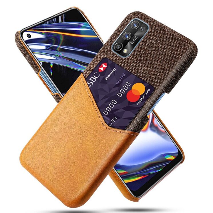 Захисний чохол KSQ Business Pocket для Realme 7 Pro - Brown: фото 1 з 4