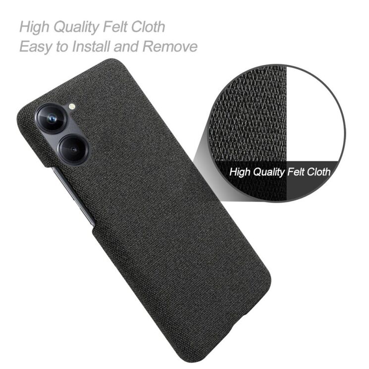 Защитный чехол KSQ Cloth Style для Realme 10 - Brown: фото 4 из 6