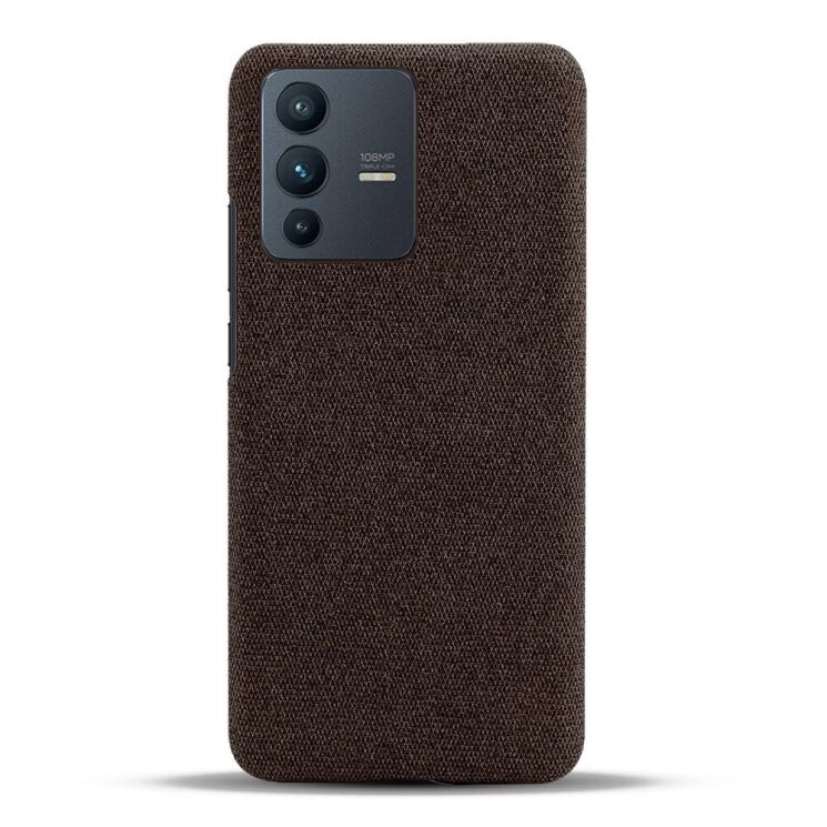 Защитный чехол KSQ Cloth Style для VIVO V23 5G - Brown: фото 3 из 5