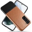 Защитный чехол KSQ Dual Color для Samsung Galaxy S21 FE (G990) - Light Brown / Black (230641ZB)